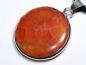 Preview: fire agate with cord or silver 925