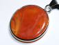 Preview: fire agate with cord or silver 925
