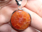 Preview: fire agate with cord or silver 925