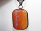 Preview: fire agate with cord or silver 925