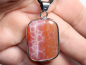 Preview: fire agate with cord or silver 925