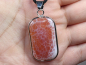 Preview: fire agate with cord or silver 925