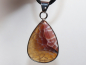 Preview: fire agate with cord or silver 925