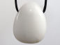 Preview: snow quartz with cord or silver 925
