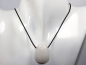 Preview: snow quartz with cord or silver 925