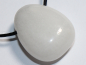 Preview: snow quartz with cord or silver 925