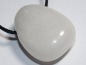 Preview: snow quartz with cord or silver 925