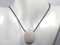 Preview: snow quartz with cord or silver 925