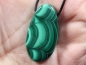 Preview: malachite with cord or silver 925