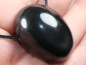 Preview: rainbow obsidian with cord or silver 925
