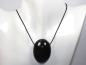 Preview: rainbow obsidian with cord or silver 925