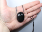Preview: rainbow obsidian with cord or silver 925