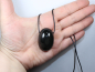 Preview: rainbow obsidian with cord or silver 925