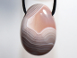 Preview: Botswana agate with cord or silver 925