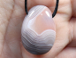Preview: Botswana agate with cord or silver 925