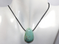 Preview: chrysocolla with cord or silver 925