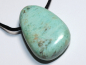 Preview: chrysocolla with cord or silver 925