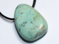 Preview: chrysocolla with cord or silver 925