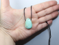Preview: chrysocolla with cord or silver 925