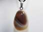 Preview: Botswana agate with cord or silver 925