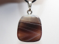 Preview: Botswana agate with cord or silver 925