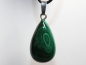 Preview: malachite with cord or silver 925