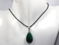 Preview: malachite with cord or silver 925