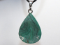 Preview: malachite with cord or silver 925