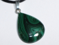 Preview: malachite with cord or silver 925
