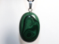 Preview: malachite with cord or silver 925
