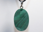 Preview: malachite with cord or silver 925