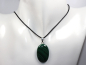Preview: malachite with cord or silver 925