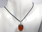 Preview: honey calcite with cord or silver 925