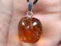 Preview: honey calcite with cord or silver 925