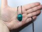 Preview: chrysocolla with cord or silver 925