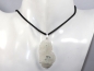 Preview: stalactite (rock crystal) with cord or silver 925