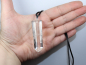 Preview: phantom quartz with cord or silver 925