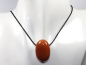 Preview: Feuerachat mit Band oder Silber 925