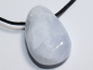 Preview: blauer Calcit mit Band oder Silber 925