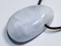 Preview: blauer Calcit mit Band oder Silber 925