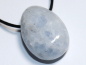 Preview: blauer Calcit mit Band oder Silber 925