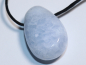 Preview: blauer Calcit mit Band oder Silber 925