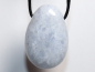 Preview: blauer Calcit mit Band oder Silber 925