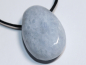 Preview: blauer Calcit mit Band oder Silber 925