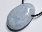 Preview: blauer Calcit mit Band oder Silber 925
