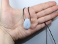 Preview: blauer Calcit mit Band oder Silber 925