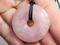 Preview: rose quartz with cord