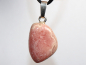 Preview: rhodochrosite with cord or silver 925