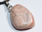 Preview: rhodochrosite with cord or silver 925