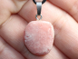 Preview: rhodochrosite with cord or silver 925